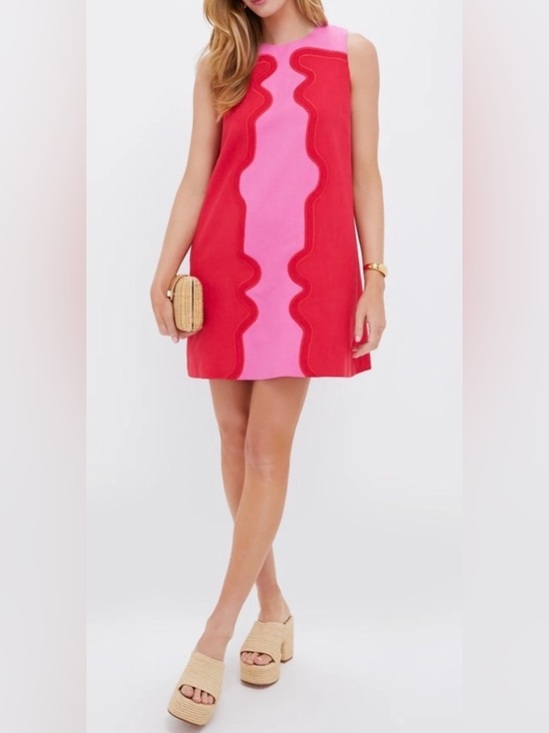 Tuckernuck Dresses & Skirts - TUCKERNUCK Dress Poppy and Hot Pink Marlowe Party Cocktail Preppy XXL Retro Mod